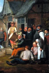 Detalj från Böndernas dans, 1678 (se även 150651)